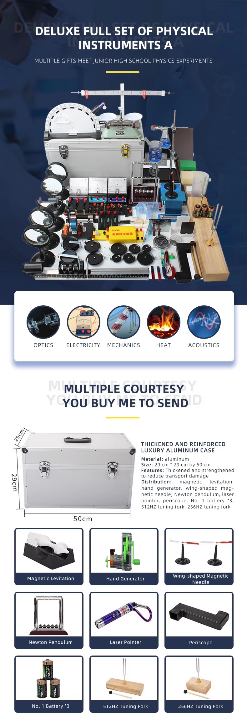 Physics Teaching Set Science Educational Kit Physics Laboratory Equipment Teaching Instrument 7.jpg Physics Teaching Set Science Educational Kit Physics Laboratory Equipment Teaching Instrument 7.jpg
